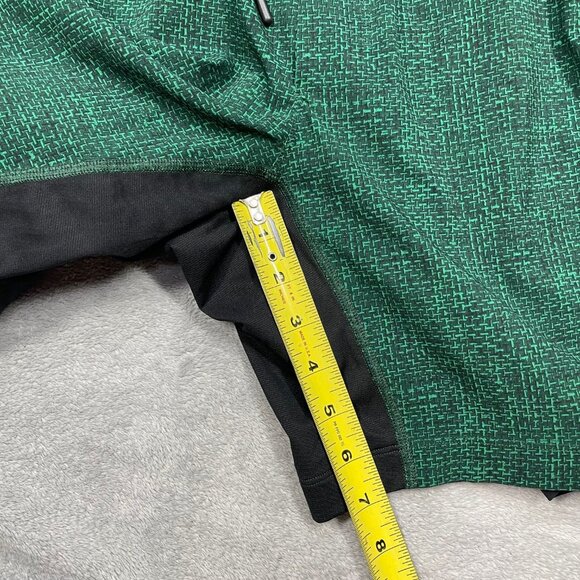 Lululemon Men's T.H.E. Short‎ Green Geometric Sz M 7” Inseam Lined Drawstring - Picture 5 of 9